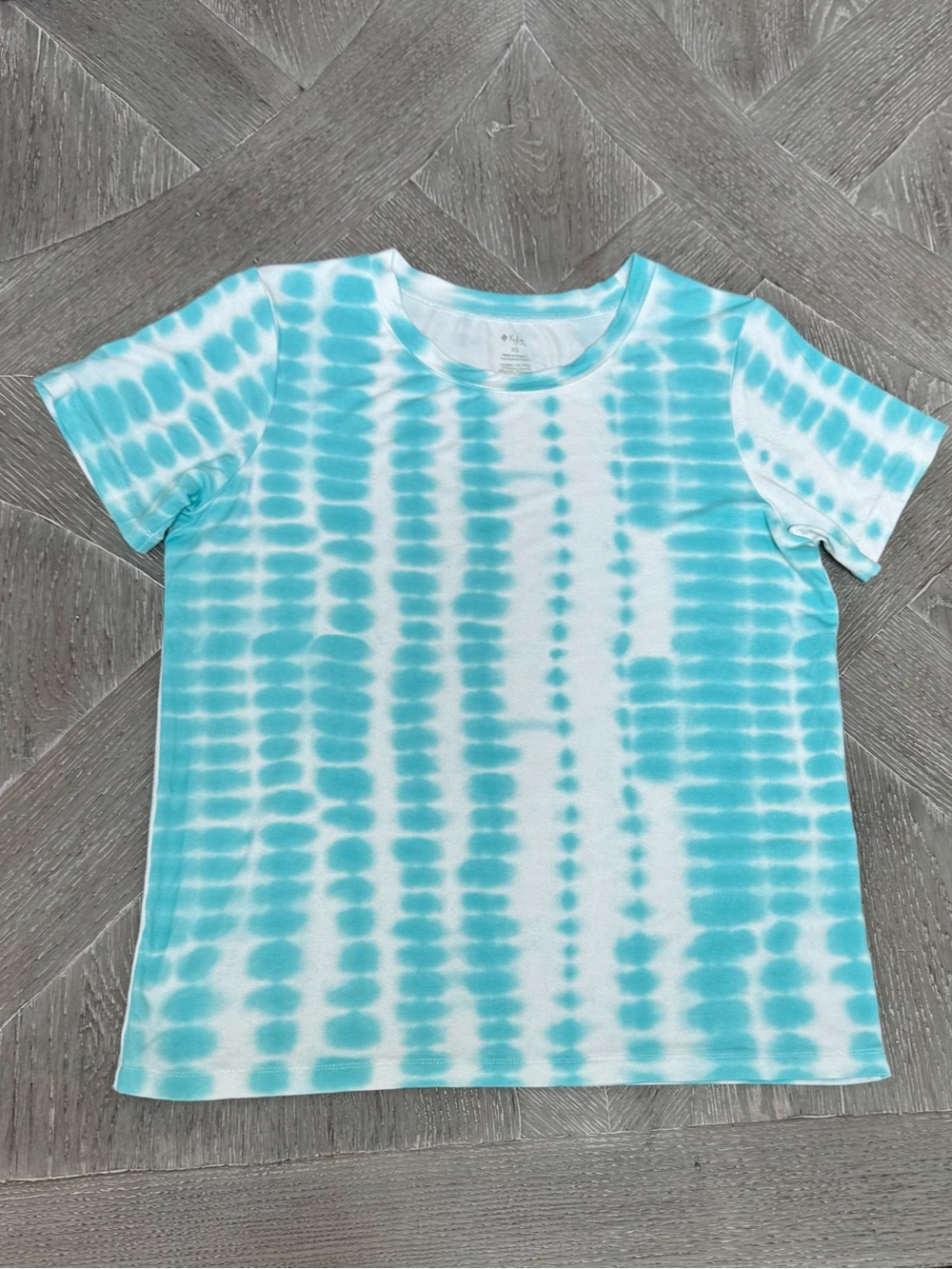 Kyte Baby Crewneck Tee in Robin Rip Tide